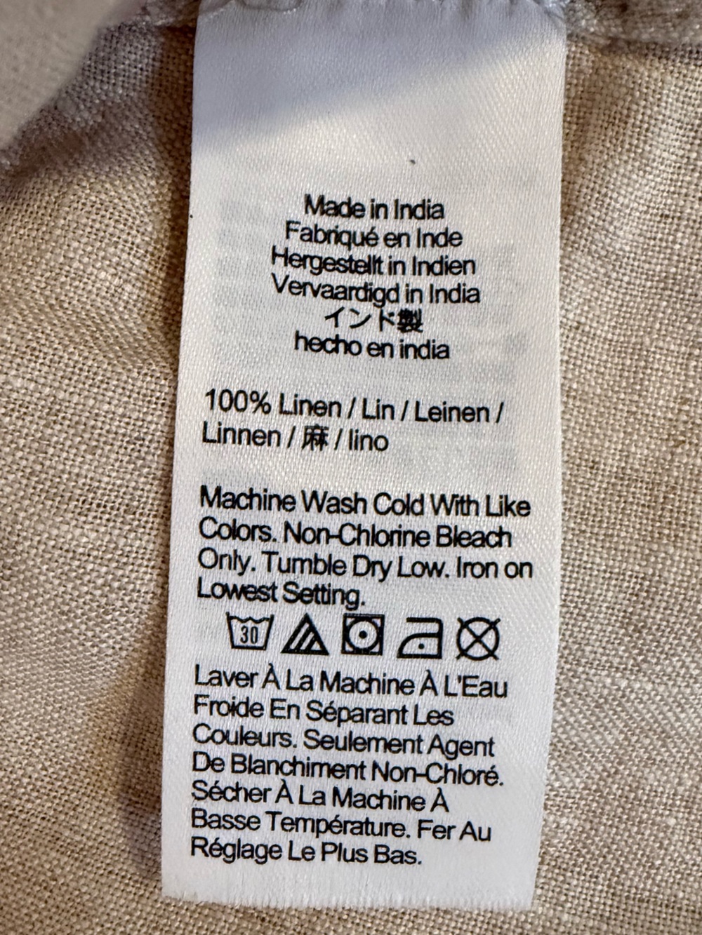 J. Crew Baird McNutt Women’s Irish Linen Slim Shirt Size 6 - Picture 7 of 11